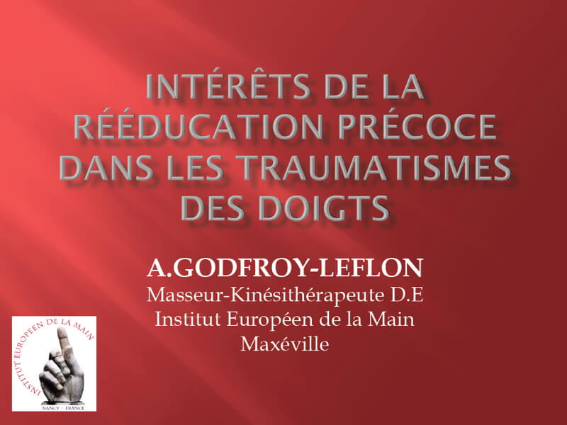 rééducation de la main